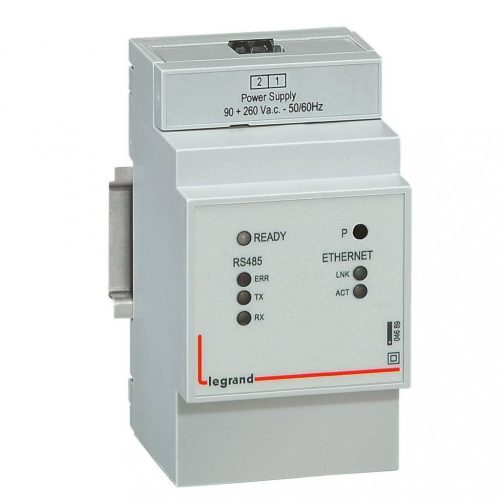 Legrand 004689 IP konverter RS 485 / Ethernet konverzióval - 2 modul ( Legrand 004689 )