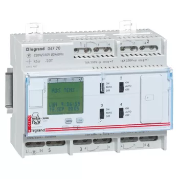   Legrand 004770 AstroRex DY64 éves programkapcsoló 4 csatornás 4x84 program ( Legrand 004770 )