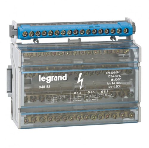 Legrand 004845 Lexic elosztókapocs IP2 16 nulla csatlakozás ( Legrand 004845 )