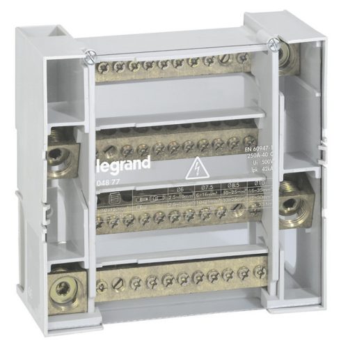 Legrand 004877 Lexic elosztóblokk 4P 250A 4x12 furat ( Legrand 004877 )