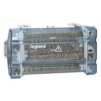   Legrand 004879 Lexic elosztóblokk 4P 160A 4x15 furat ( Legrand 004879 )
