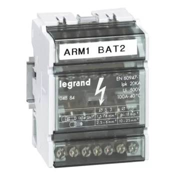   Legrand 004884 Lexic elosztóblokk 4P 100A 4x7 furat ( Legrand 004884 )