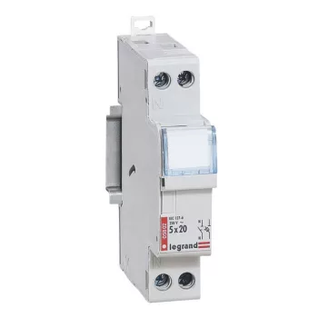   Legrand 005802 Lexic biztosítóaljzat 1P+N 5 x20 ( Legrand 005802 )