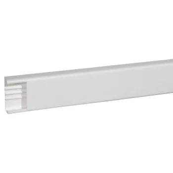   Legrand 010465 Univerzális DLP kábelcsatorna, 150 x 50 mm, 130 mm-es hajlékony fedéllel, válaszfal nélkül, 2 m, fehér ( Legrand 010465 )
