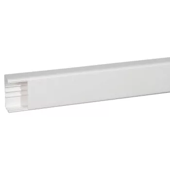   Legrand 010475 Univerzális DLP kábelcsatorna, 150 x 65 mm, 130 mm-es hajlékony fedéllel, válaszfal nélkül, 2 m, fehér ( Legrand 010475 )