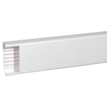   Legrand 010476 Univerzális DLP kábelcsatorna, 195 x 65 mm, 180 mm-es hajlékony fedéllel, válaszfal nélkül, 2 m, fehér ( Legrand 010476 )