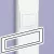 Legrand 010944 DLP Ø60 szerelvénykeret négyes, 130-as fedélhez ( Legrand 010944 )