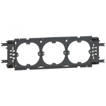   Legrand 011169 DLP alu keret hármas Ø60 szerelvény 85 mm fedélhez ( Legrand 011169 )