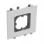 Legrand 011171 DLP alu egyes keret Ø60 szerelvény 130 mm fedélhez ( Legrand 011171 )