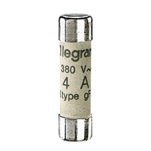 Legrand 012304 Lexic hengeres olvadóbiztosító 4A gG 8,5 x31,5 kiolvadás jelző nélkül ( Legrand 012304 )