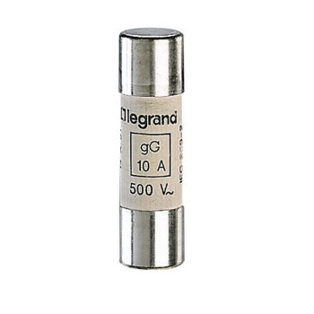   Legrand 014310 Lexic hengeres olvadóbiztosító 10A gG 14 x51 ütőszeg nélkül ( Legrand 014310 )