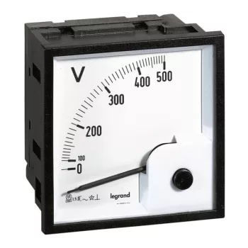   Legrand 014661 Lexic V mérő analóg 0-500V AC négyzetes kivágású ( Legrand 014661 )