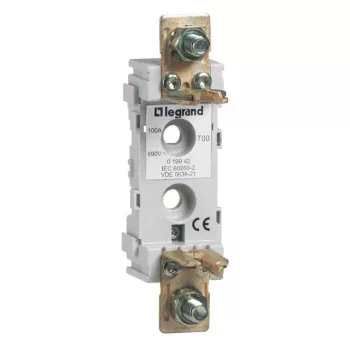   Legrand 019942 késes aljzat 000/00 1P 100A M8 kalapsínre is rögzíthető ( Legrand 019942 )