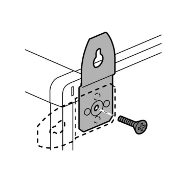   Legrand 020100 XL3 fali rögzítőtalp fémből 4db ( Legrand 020100 )