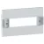 Legrand 020303 XL3 400 mod. fém előlap 150mm kábeltokba ( Legrand 020303 )