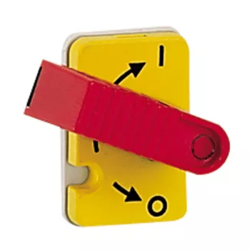  Legrand 022302 Vistop 32A 4P mellső, piros kar/sárga fedlap, terhelésszakaszoló kapcsoló sínre ( Legrand 022302 )