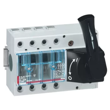   Legrand 022515 Vistop 63A 4P mellső, fekete karral, terhelésszakaszoló kapcsoló sínre ( Legrand 022515 )