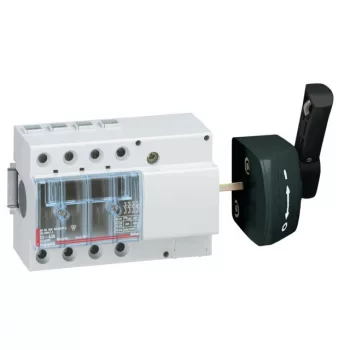   Legrand 022518 Vistop 63A 4P oldalsó, fekete karral, terhelésszakaszoló kapcsoló sínre ( Legrand 022518 )