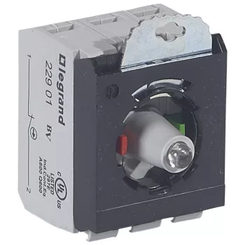   Legrand 023004 Osmoz csavaros aljzat - Z+Ny 24V~/= - piros ( Legrand 023004 )