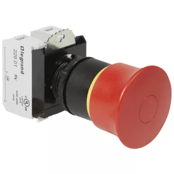   Legrand 023725 Osmoz vészleállító gomb reteszoldás húzással EN418 - Ny+Z - piros Ø40 ( Legrand 023725 )