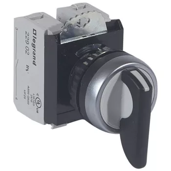   Legrand 023735 Osmoz hosszított forgókaros 3 fix állású kapcsoló - 2Z - fekete ( Legrand 023735 )