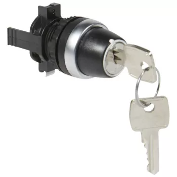   Legrand 023738 Osmoz kulcsos 2 fix állású kapcsoló - Z - fekete ( Legrand 023738 )