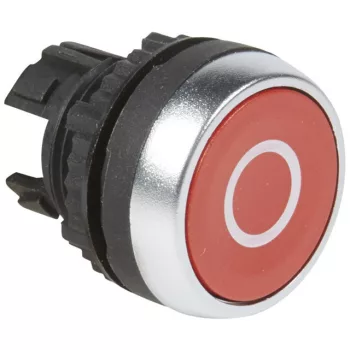   Legrand 023808 Osmoz süllyesztett nyomógomb - piros "0" jelzéssel ( Legrand 023808 )