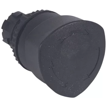   Legrand 023883 Osmoz vészleállító gomb reteszoldás forgatással Ø40 - fekete ( Legrand 023883 )