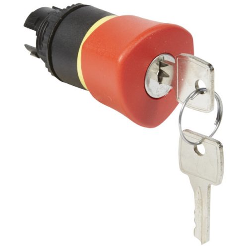 Legrand 023892 Osmoz vészleállító gomb reteszoldás kulccsal EN418 Ø40 - piros ( Legrand 023892 )