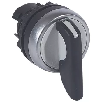   Legrand 023942 Osmoz hosszúkaros 3 állású balról visszaugrós kapcsoló - fekete ( Legrand 023942 )