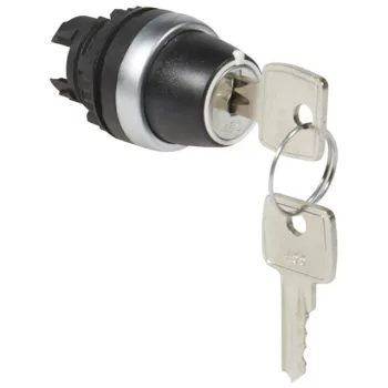   Legrand 023960 Osmoz kulcsos 3 fix állású kapcsoló - fekete ( Legrand 023960 )