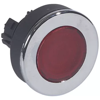   Legrand 024008 Osmoz extralapos világító nyomógomb - piros Ø30 ( Legrand 024008 )
