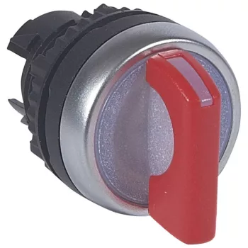   Legrand 024035 Osmoz forgatókaros 2 fix állású világító kapcsoló - piros ( Legrand 024035 )