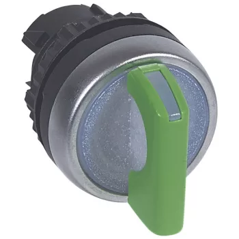   Legrand 024042 Osmoz forgatókaros 2 fix állású világító kapcsoló 90°- zöld ( Legrand 024042 )