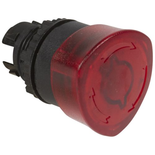 Legrand 024091 Osmoz vészleállító világító gomb reteszoldás forgatással Ø40 - piros ( Legrand 024091 )