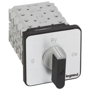   Legrand 027524 Görgős kapcsoló 3P 11kW PR26 0-PV-GV ( Legrand 027524 )