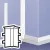 Legrand 030301 DLP mini csatorna belső könyök 75x20 csatornához ( Legrand 030301 )