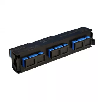   Legrand 032110 optikai patch modul 3xSC duplex monomódusú címkével és címketartóval fekete LCS3 ( Legrand 032110 )