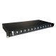 Legrand 032164 optikai patch panel fix 12xSC duplex monomódusú 1U-19" fekete LCS3 ( Legrand 032164 )