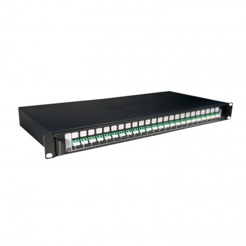 Legrand 032167 optikai patch panel fix 24xLC/APC duplex monomódusú 1U-19" fekete LCS3 ( Legrand 032167 )