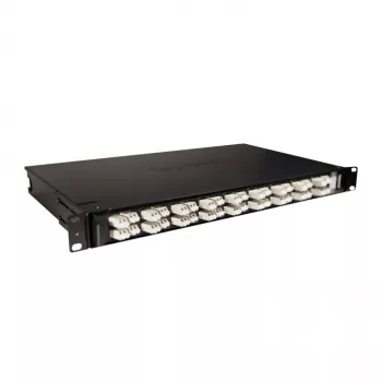   Legrand 032171 optikai patch panel kifordítható 36xLC duplex multimódusú 1U-19" fekete LCS3 ( Legrand 032171 )