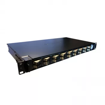   Legrand 032172 optikai patch panel kifordítható 18xSC duplex multimódusú 1U-19" fekete LCS3 ( Legrand 032172 )