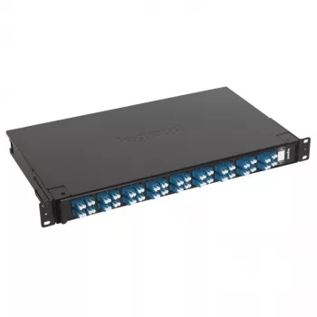   Legrand 032173 optikai patch panel kifordítható 36xLC duplex monomódusú 1U-19" fekete LCS3 ( Legrand 032173 )
