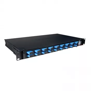   Legrand 032174 optikai patch panel kifordítható 18xSC duplex monomódusú 1U-19" fekete LCS3 ( Legrand 032174 )