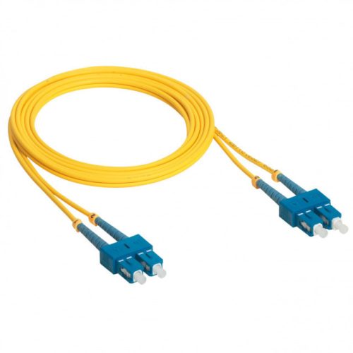 Legrand 032600 patch kábel optika OS1/OS2 (UPC) monomódusú SC/SC duplex 9/125um LSZH (LSOH) sárga 1 méter LCS3 ( Legrand 032600 )