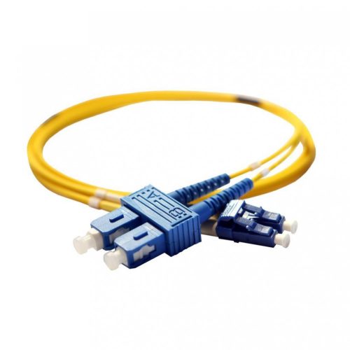 Legrand 032603 patch kábel optika OS1/OS2 (UPC) monomódusú SC/LC duplex 9/125um LSZH (LSOH) sárga 1 méter LCS3 ( Legrand 032603 )