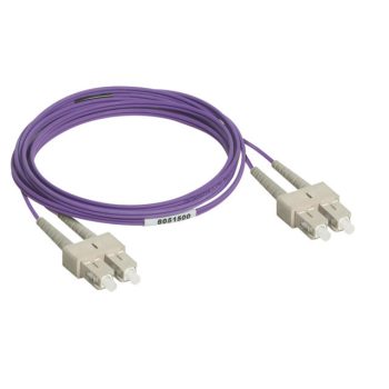   Legrand 032613 patch kábel optika OM3 (PC) multimódusú SC/LC duplex 50/125 um LSZH (LSOH) lila 2 méter LCS3 ( Legrand 032613 )