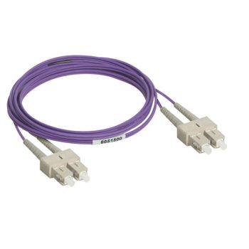   Legrand 032614 patch kábel optika OM3 (PC) multimódusú SC/LC duplex 50/125 um LSZH (LSOH) lila 3 méter LCS3 ( Legrand 032614 )