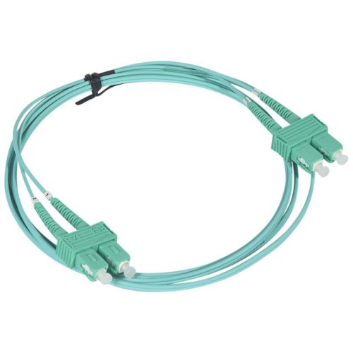 Legrand 032631 patch kábel optika OM4 multimódusú SC/SC duplex 50/125um LSZH (LSOH) kék 2 méter LCS3 ( Legrand 032631 )