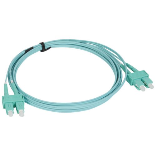 Legrand 032632 patch kábel optika OM4 multimódusú SC/SC duplex 50/125um LSZH (LSOH) kék 3 méter LCS3 ( Legrand 032632 )